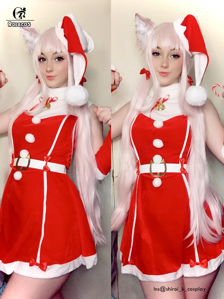 Женский костюм для косплея ROLECOS Nekopara парик длиной 105 см из синтетических волос