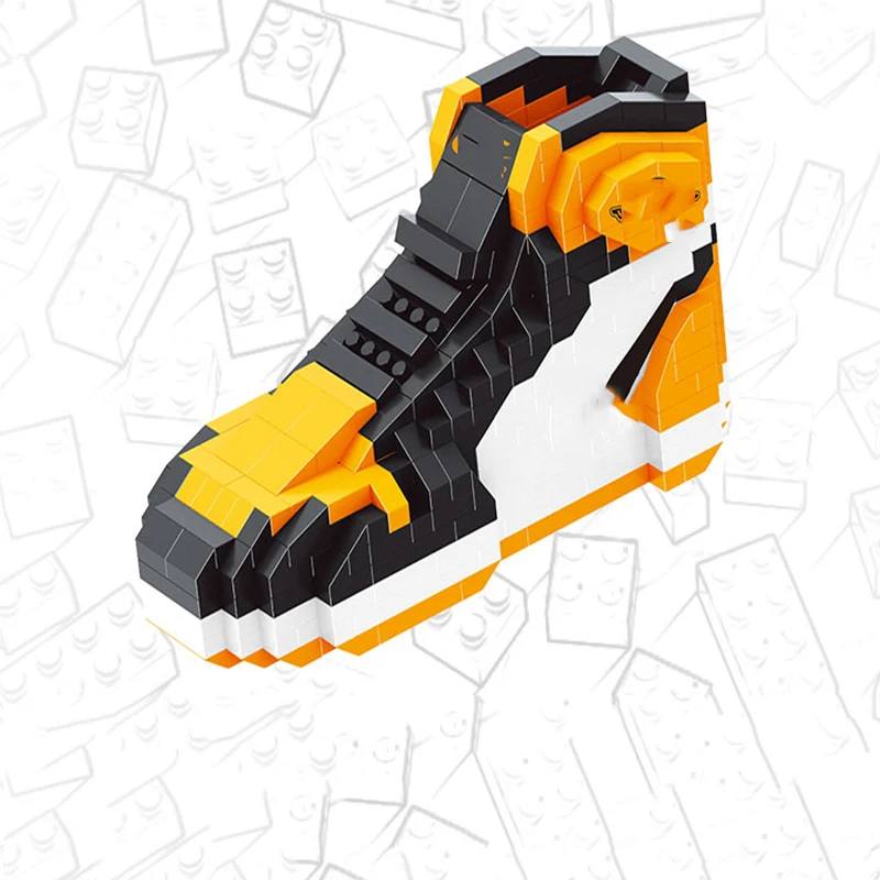 

420Pcs Sport Basketball Shoes Building Blocks Basketball Shoes Diamond Bricks DIY Small Particles Bricks Toys For Children New