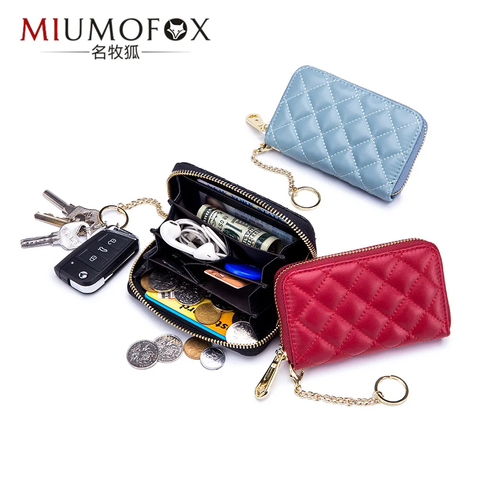 

Women Clutch Bag 2020 Genuine Leather Wallets Women Coin Purse Mini Small Purse Luxury Brand Ladies Wallet Keychain Card Holder