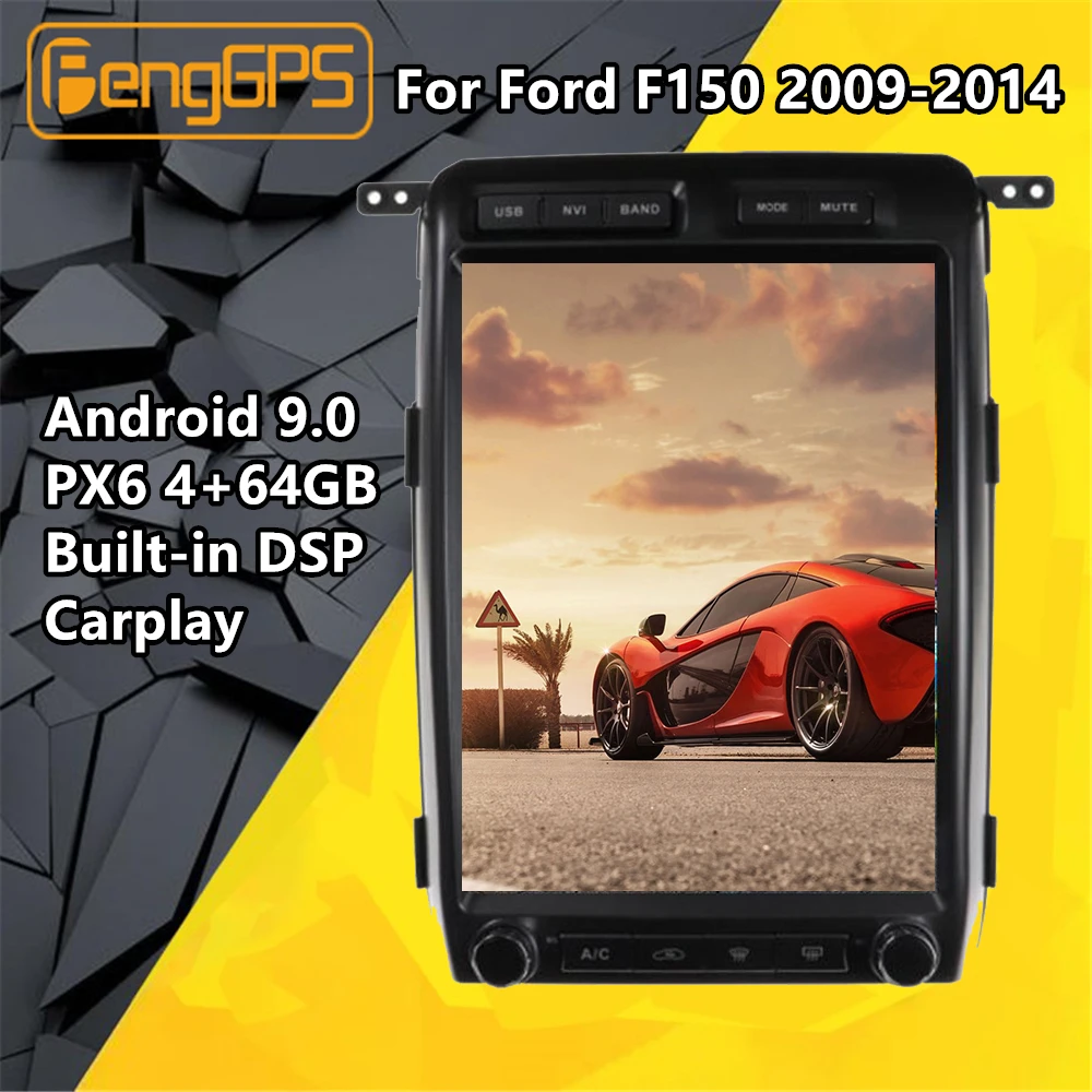 

Android Car Radio Auto For Ford F150 Raptor Touch Screen PX6 Tesla Screen Car Multimedia Player GPS Navi Stereo Audio Head unit