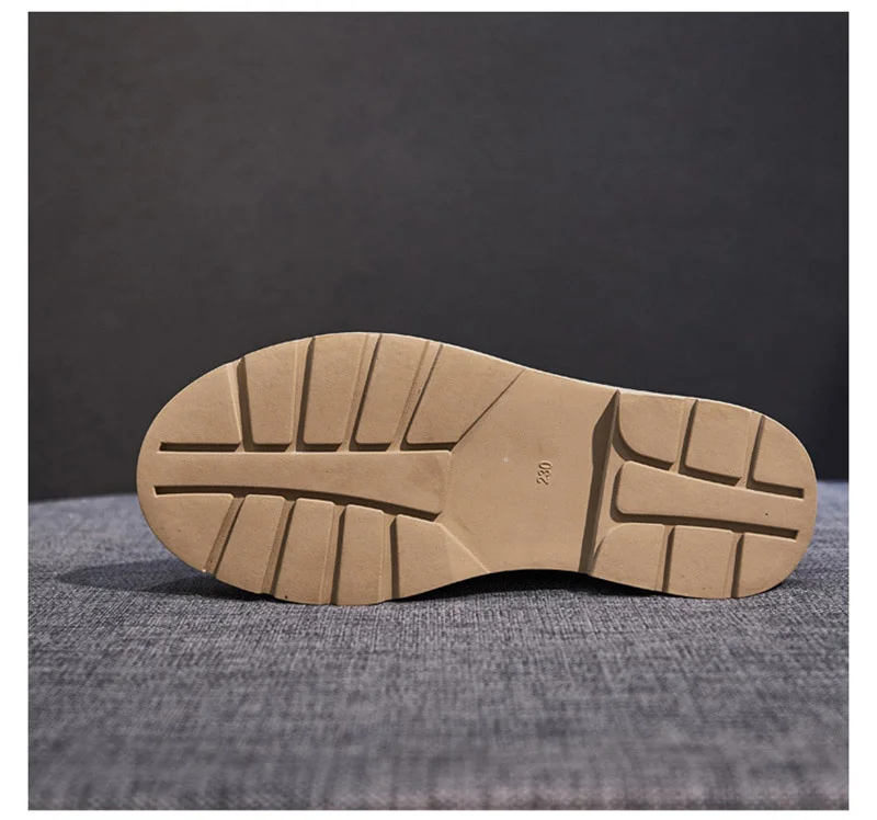 Genuine Leather Shoes Women Boots Warm Shoes Cow Leather Women Ankle Boots Autumn Winter Footwear Height Increasing 6.5cm A1649