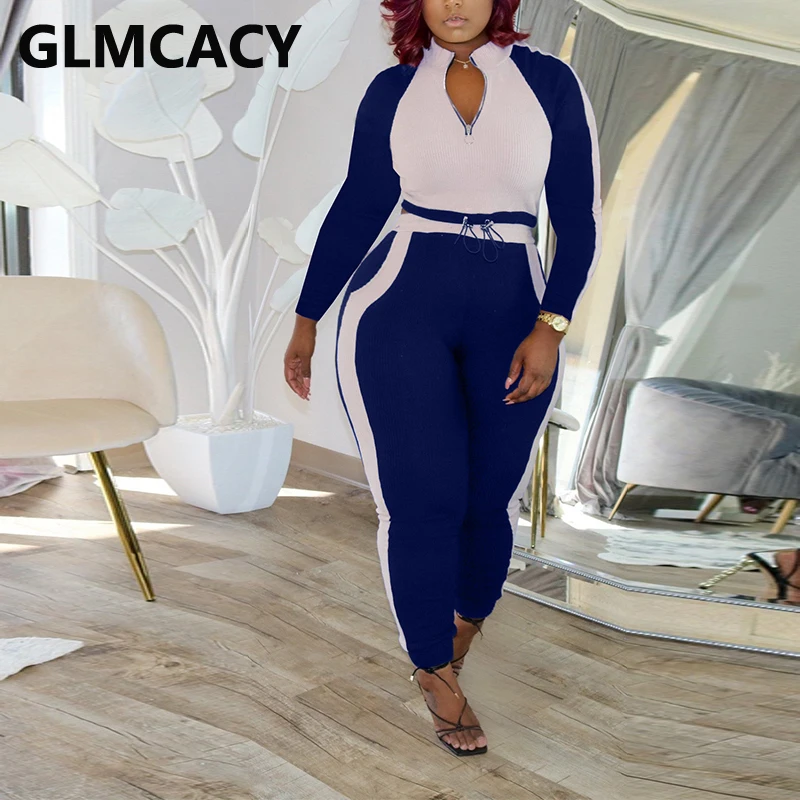 

Women Casual Two Piece Tracksuits Fall Winter Suits