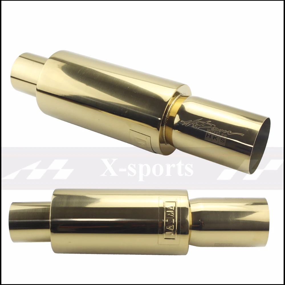 Купить Насадка на выхлопную трубу, универсальная насадка на глушитель в гоночном стиле, из нержавеющей стали, 2/2,5/3 дюйма