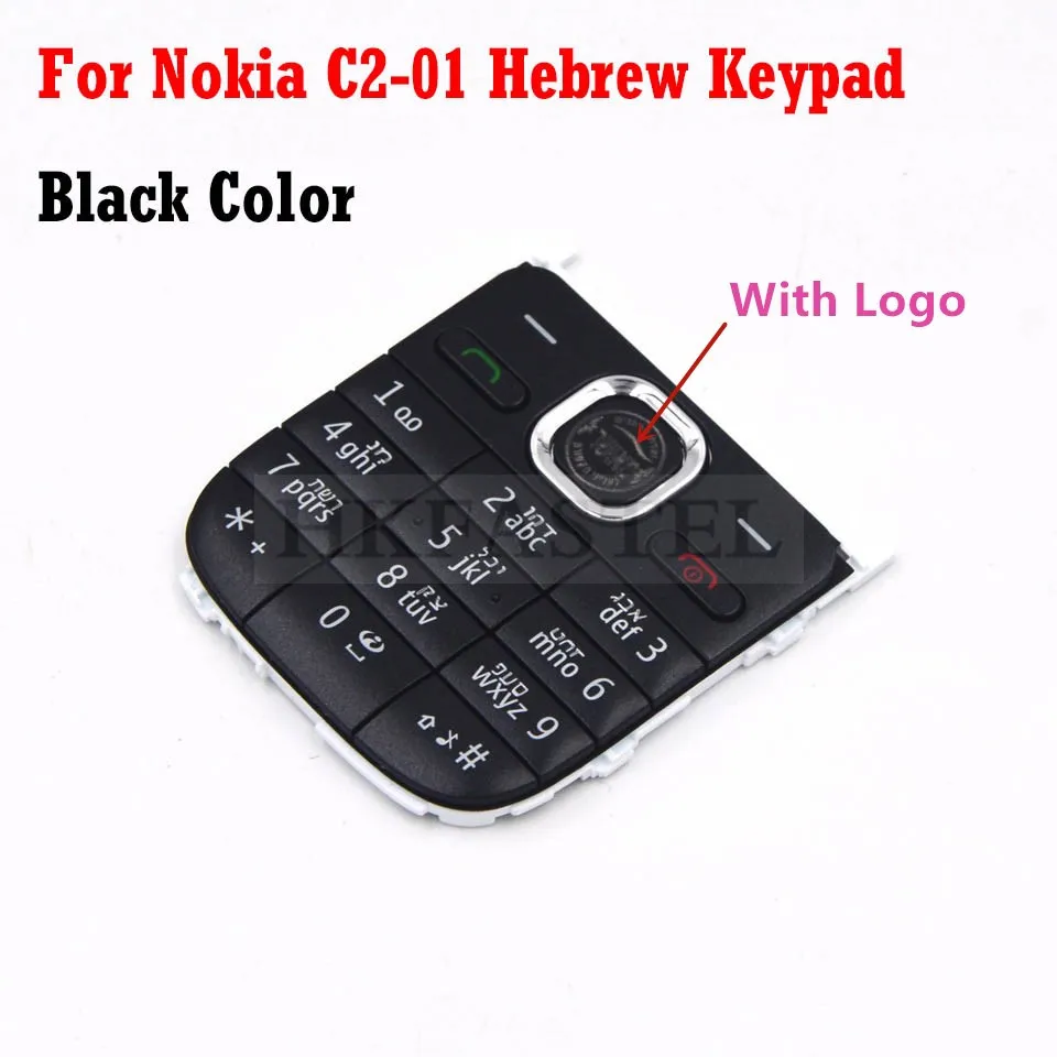Для Nokia c2 01 новая Оригинальная Φ английская русская Арабская Иврит Клавиатура для