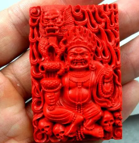 natural stone Quartz crystal Chinese Red Organic Cinnabar Big black day pendant for diy jewelry making necklace Accessories | Украшения и