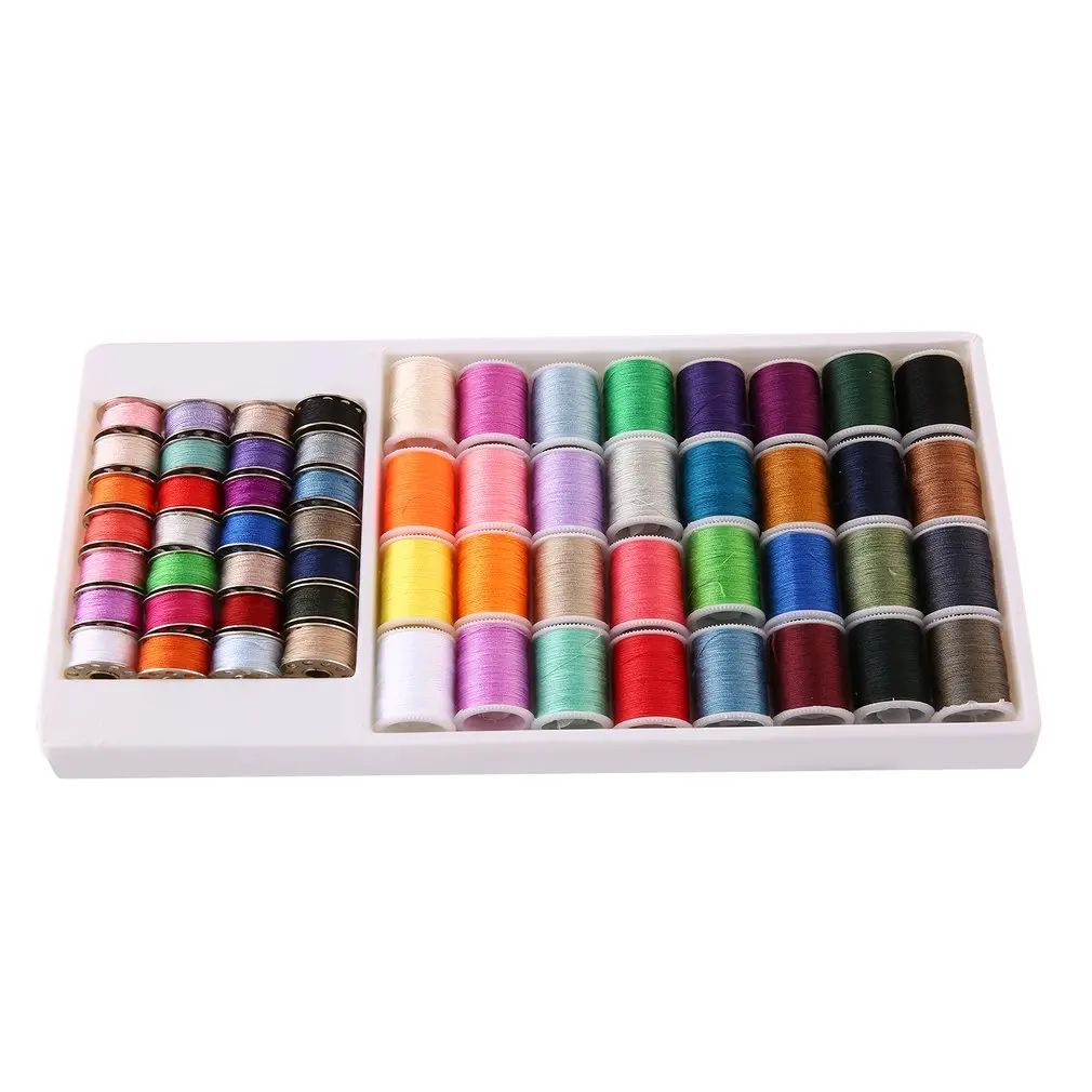 

60pcs Portable Metal Bobbin & Thread Spool Set Mixed Colors for Household Mini Electric Crafting Sewing Machine