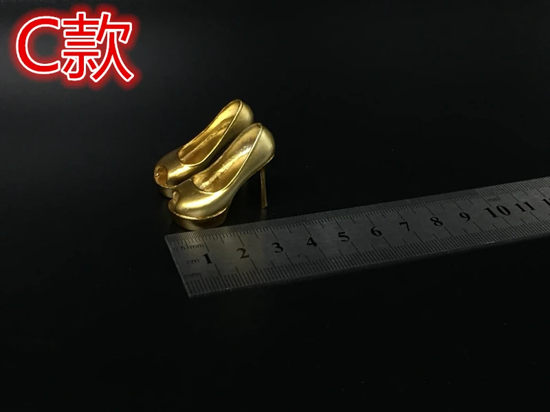

1/6 high-heeled shoes female soldiers female dolls heightening shoes multiple colors specifications in stock