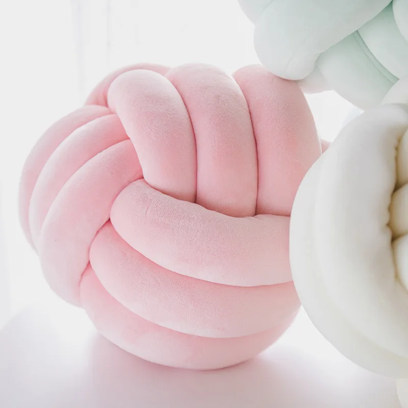 Мягкая подушка-узел мяч подушки кровать мягкая подушка домашний декор подушечка