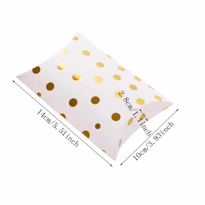50 шт. бумажные подарочные коробки для конфет в форме подушки | Дом и сад