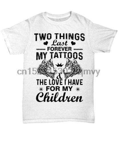 Тату-футболка для мамы любовь детей долговечная футболка подарок | Мужская