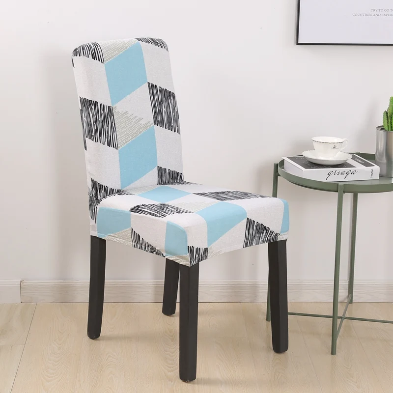 Чехол для стула съемный нескользящий чехол из спандекса кухонный банкета