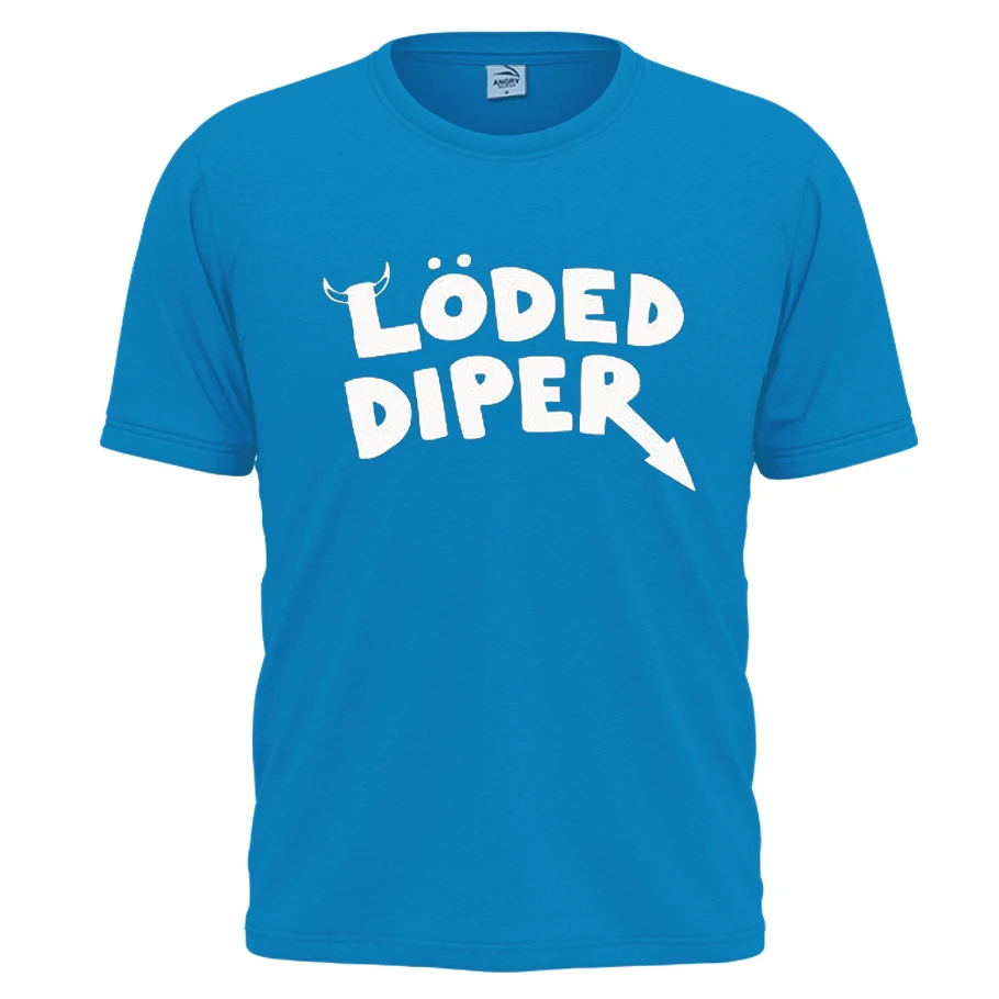 

Men T-Shirt LODED DIPER DIARY OF A WIMP KID Tshirt Male Fashion Teeshirt Men Summer Cotton T Shirt.