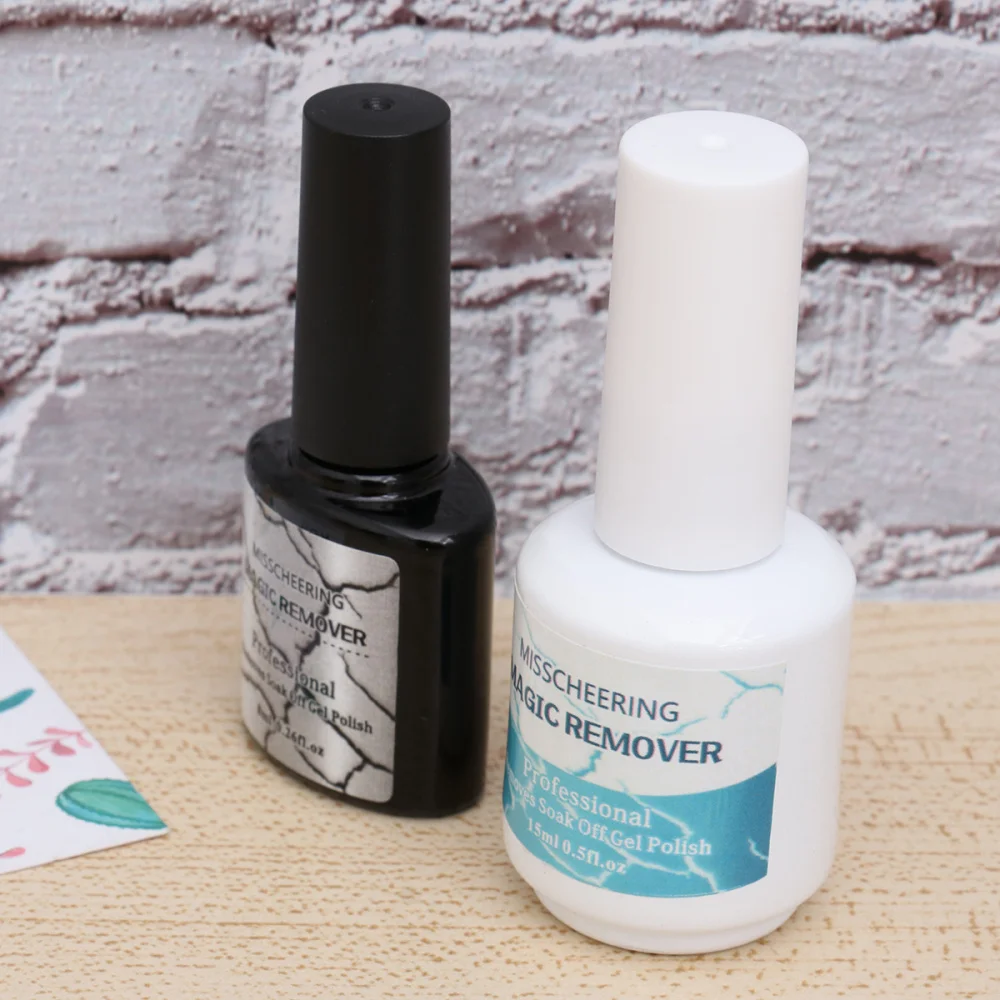 

2 pcs Explosive Nail Remover Nail Remover Nail Polish Remover for 8ml and 15ml