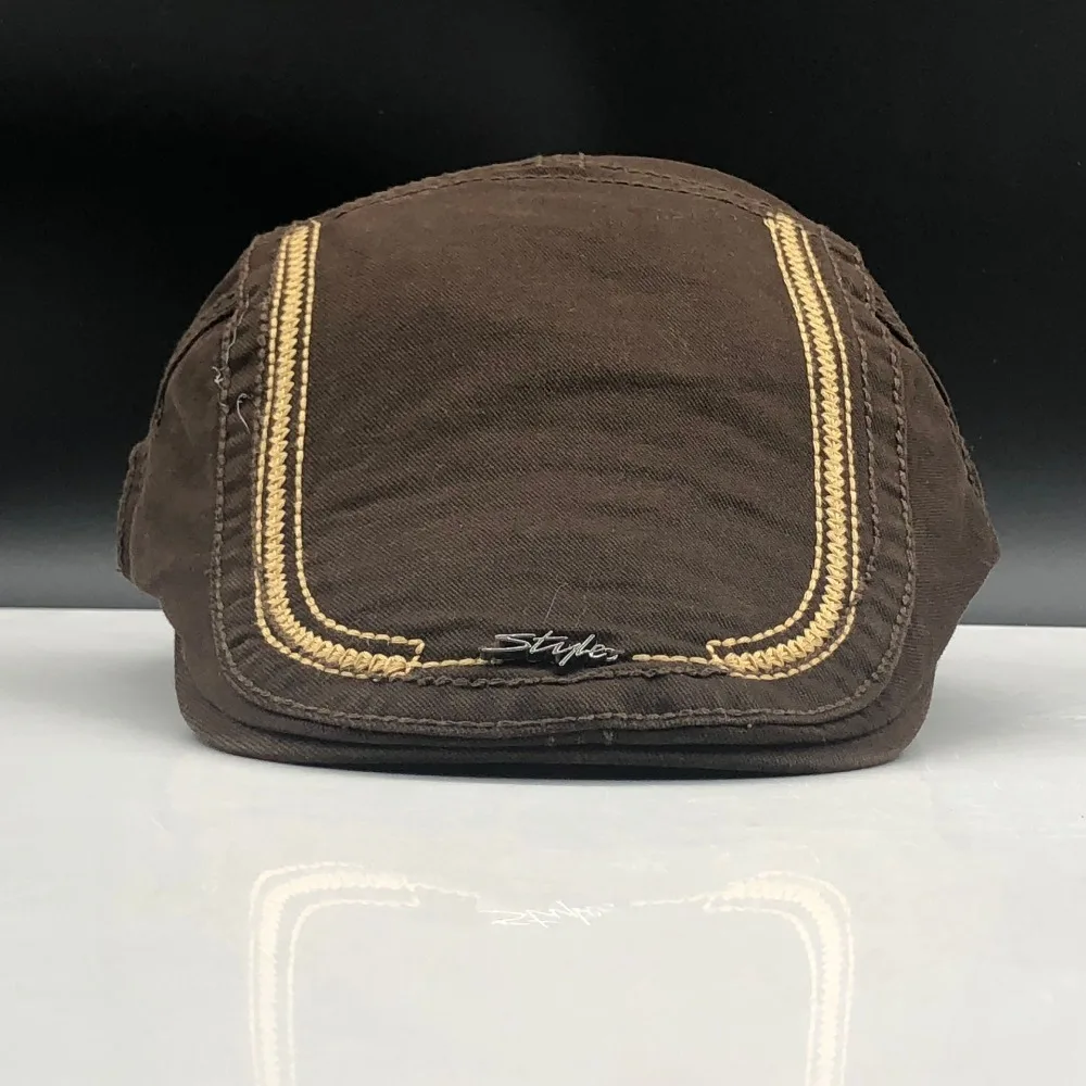 New Casual British Style Unisex Solid Cabbie Hats Caps Newsboy Cap Flat Hat Irish Newsboys Caps For Men And Women