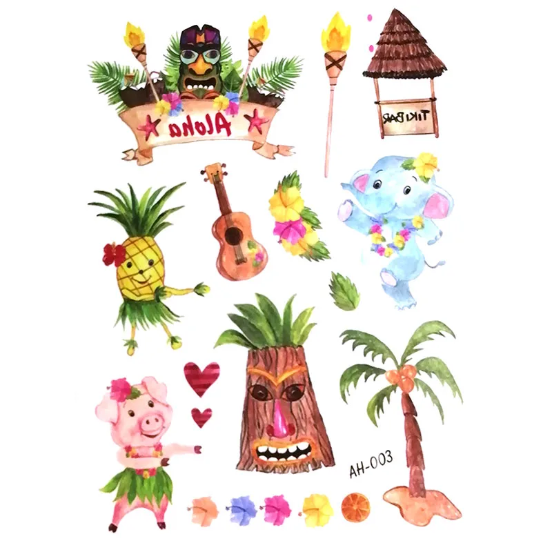 20 шт. Детские временные тату наклейки на руку|Канцелярские наклейки| |