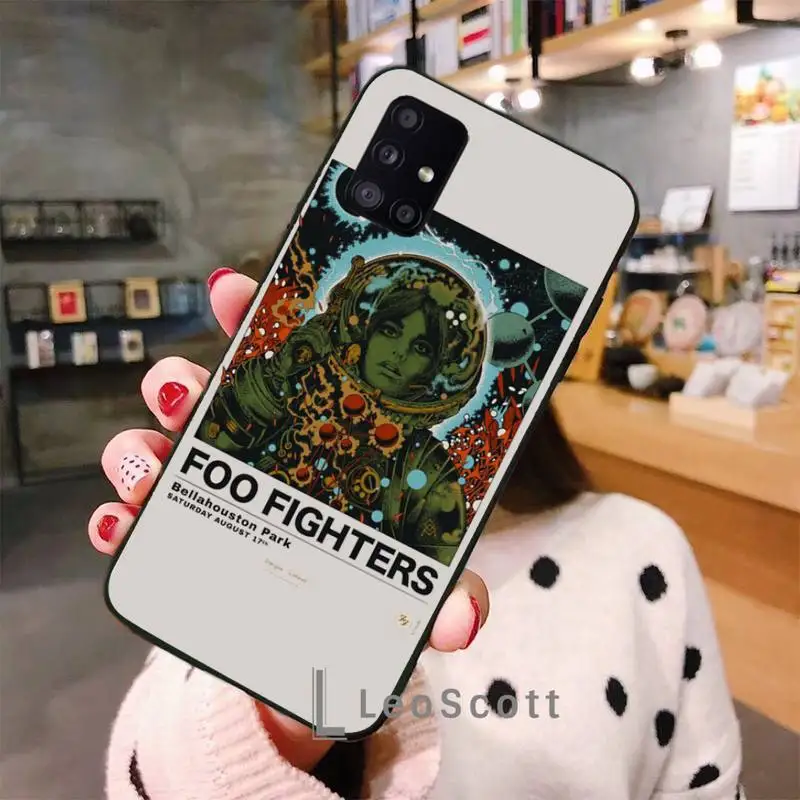 

214N FOO FIGHTERS Phone Case For Samsung A40 A50 A51 A71 A20E A20S S8 S9 S10 S20 Plus note 20 ultra 4G 5G