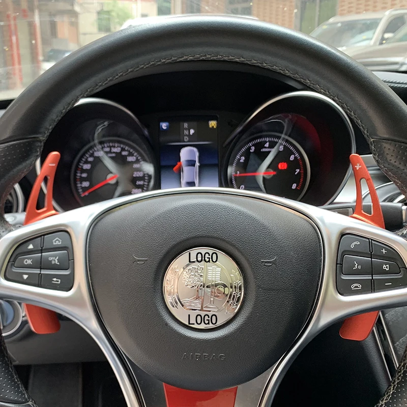 Стайлинг автомобиля Центральная звезда рулевого колеса для Mercedes Benz AMG W202 W203 W140 W210