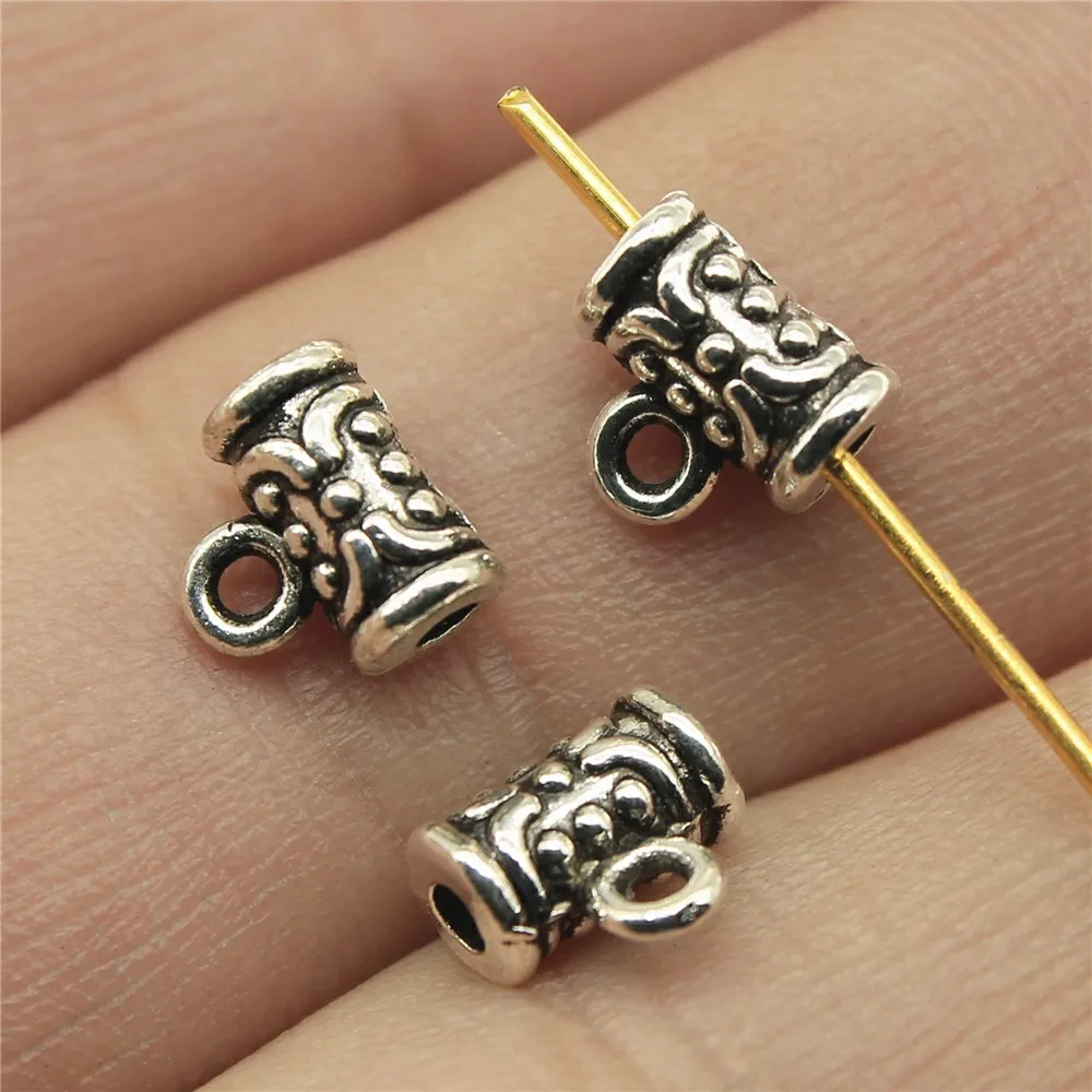 

Для выведения токсинов, 40 шт 7x7x4 мм бусины поручительств ювелирных изделий амулет зажим застежка дужки бусины Свободные Spacer Бусины-подвески...