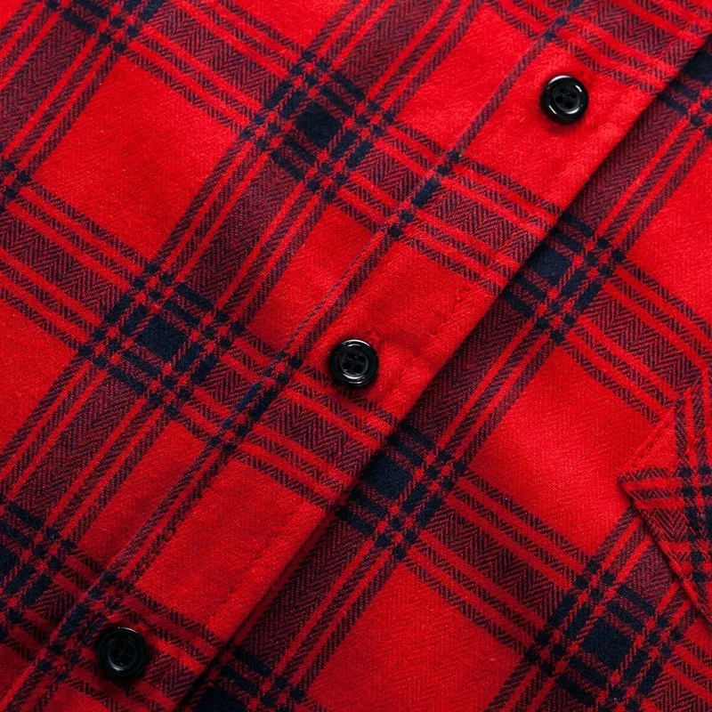 

Plaid Shirt 2020 New Autumn Winter Casual Men's Classic Plaid Shirt Long Sleeve Shirt Men Clothing Oversized Shirt Men