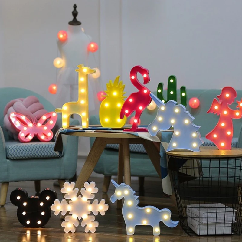 Рождественский олень светодиодная декоративная лампа детский ночсветильник