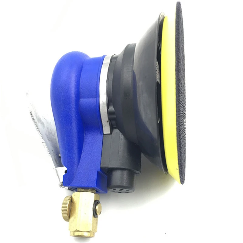 5 Inch Non-Vacuum Matte Surface Circular Pneumatic Sandpaper Random Orbital Air Sander Polished Grinding Machine Hand Tools With |