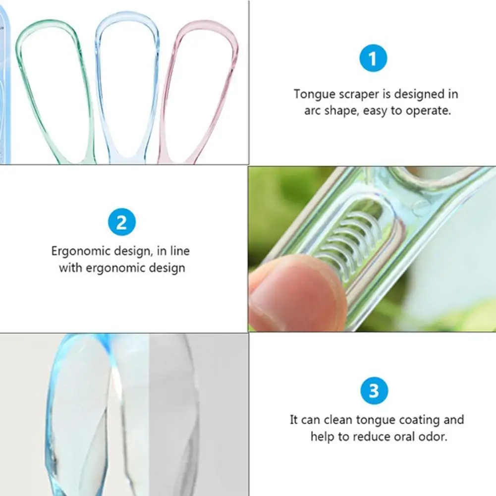 

Tongue Brush Cleaner Silicone Tongue Scraper Reduce Oral Hygiene Steel Breath Oral Toothbrush Bad Remove Coating Cleaning L6Y4