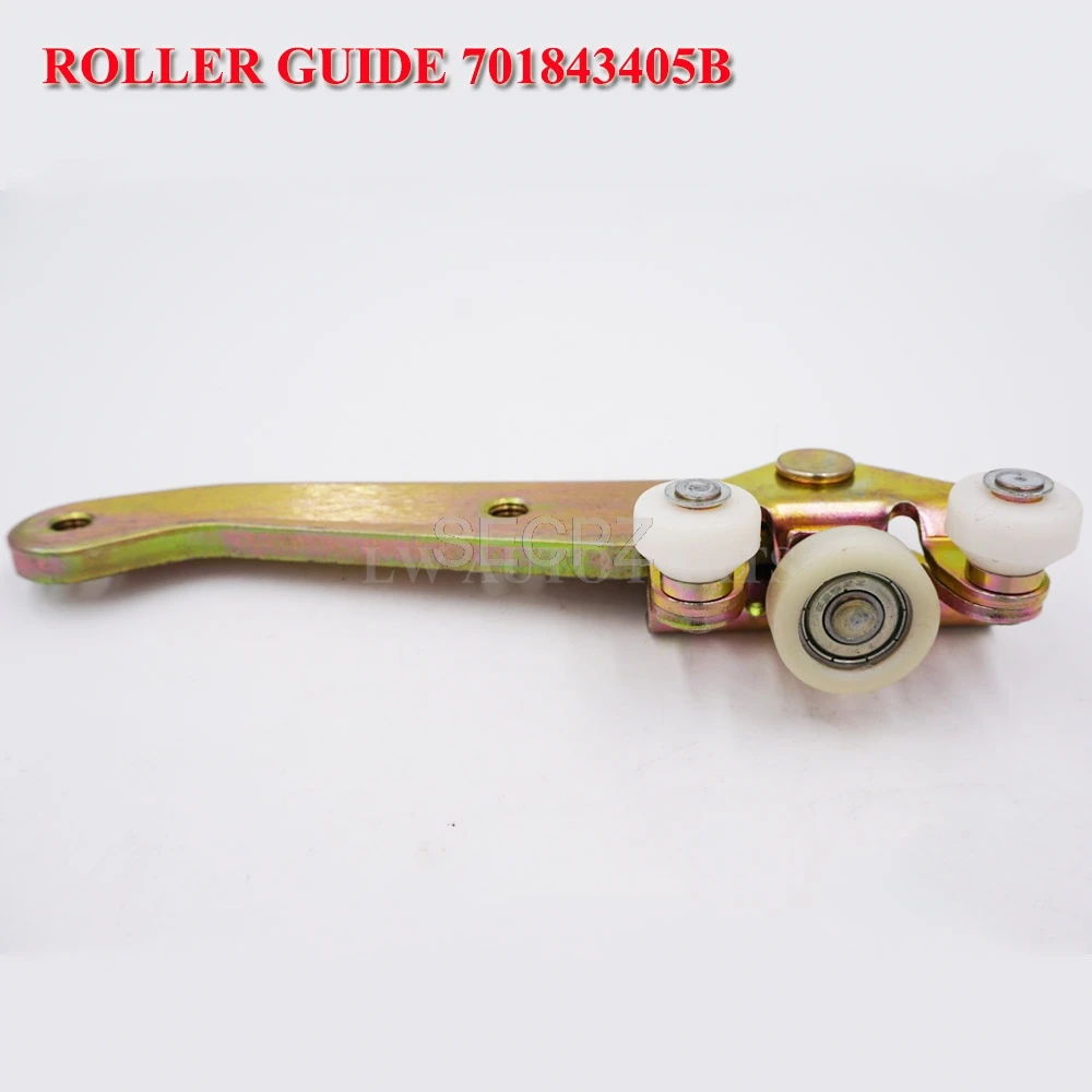 Левая сторона Нижняя раздвижная дверь роликовая Направляющая для VW T4 Transporter