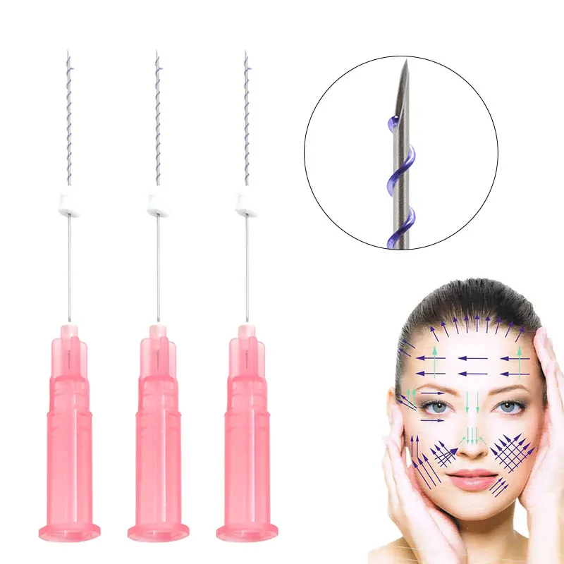 

Korea Pdo Pcl Faciales Lifting Anti-aging Skin Firming Hilos Tensores Pdo Thread Mono Screw For Lips Face Lift 20pcs Per Pack