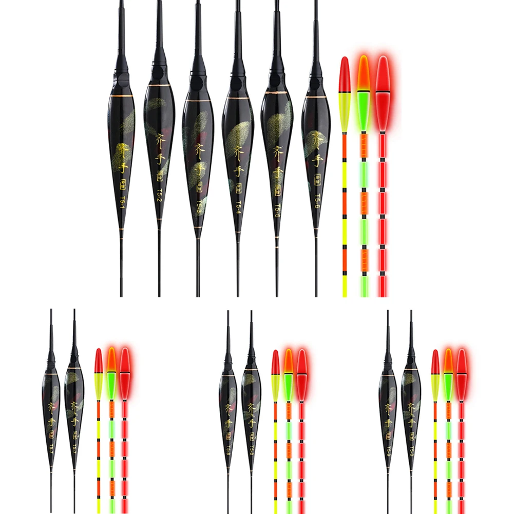 

Светящиеся электрические поплавки для рыбалки, меняющие цвет умный чувствительный поплавок, стопор, дневная и ночная съемка двойного назна...