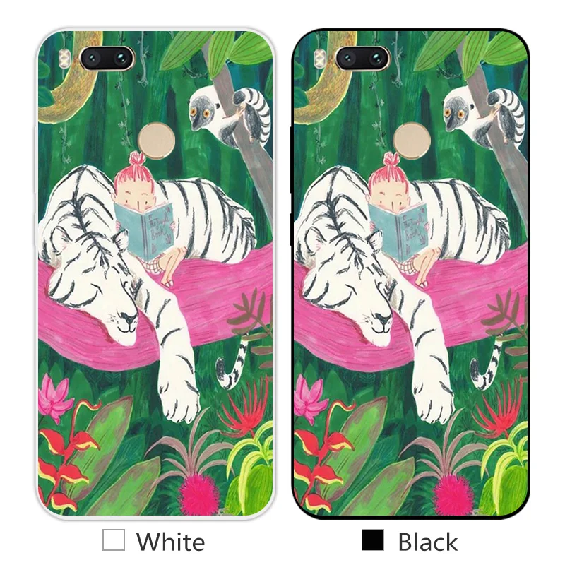 Матовый чехол для Xiaomi Mi A1 прозрачный силиконовый защитный TPU эскиз Дизайн Mia1 Mi5x