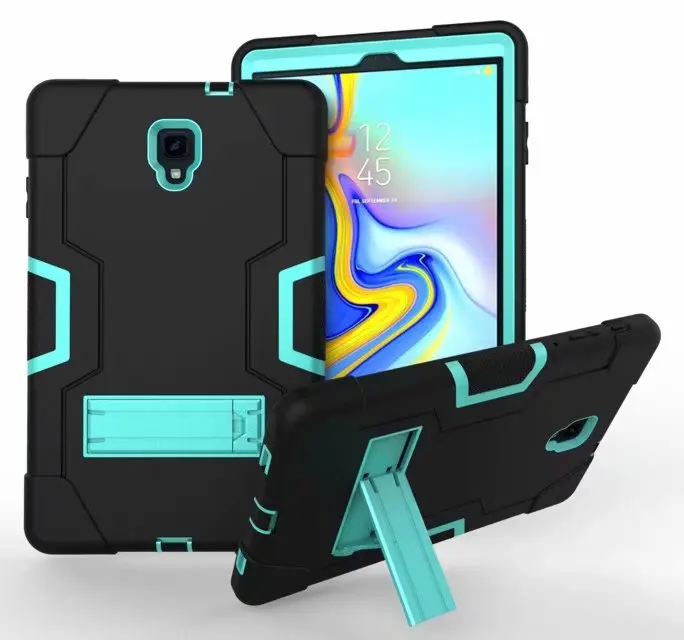 

2 в 1 Гибридный сверхпрочный Жесткий Чехол-подставка для Samsung Galaxy Tab A A2 10,5 дюйма 2018 SM T590 T595 T597 силиконовый чехол для планшета + ручка