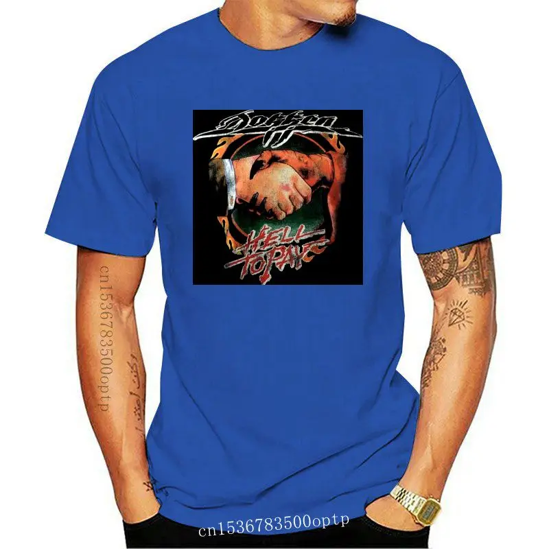 

Мужская футболка Dokken Hell to Pay, тяжелый металл, рок-музыка, концерт, Реюньон