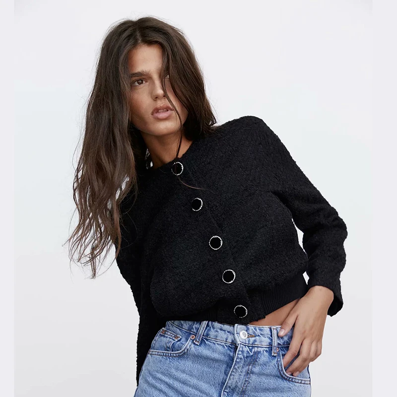 

Женская осенне-зимняя куртка Uniera 2021 Za с круглым вырезом