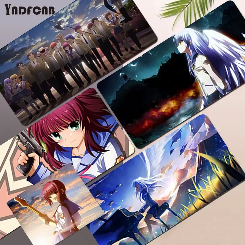 

YNDFCNB Angel Beats! Funny Natural Rubber Gaming mousepad Desk Mat Size for mouse pad Keyboard Deak Mat for Cs Go LOL