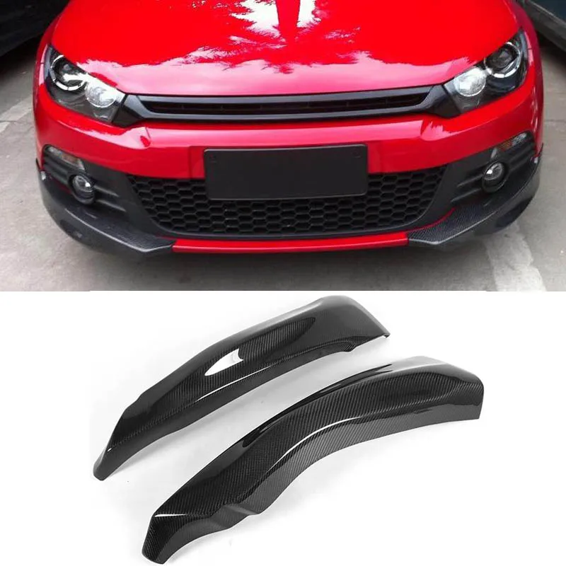 Спойлер из углеродного волокна переднего бампера для губ спойлер Volkswagen VW Scirocco