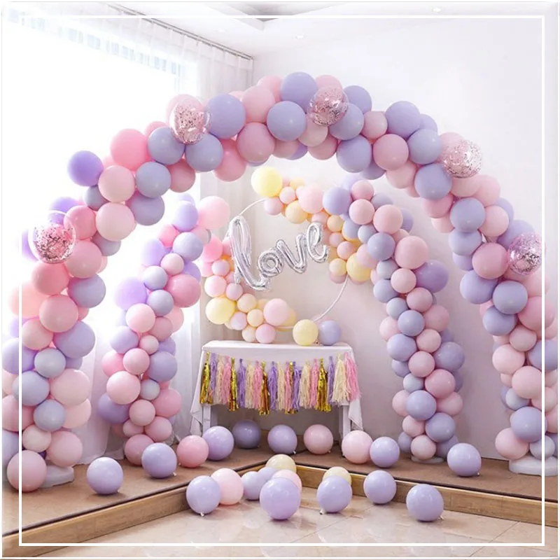 30PCS/Lot 5 Inch Macarons Color Pastel Candy Balloons Latex Round Helium Baloons For Birthday Party Wedding | Дом и сад