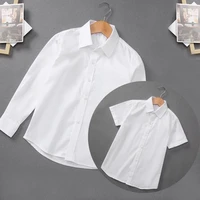 2021 white spring summer boys blouses shirts kids children clothing top overcoat formal sport beach cotton long sleeve high qual