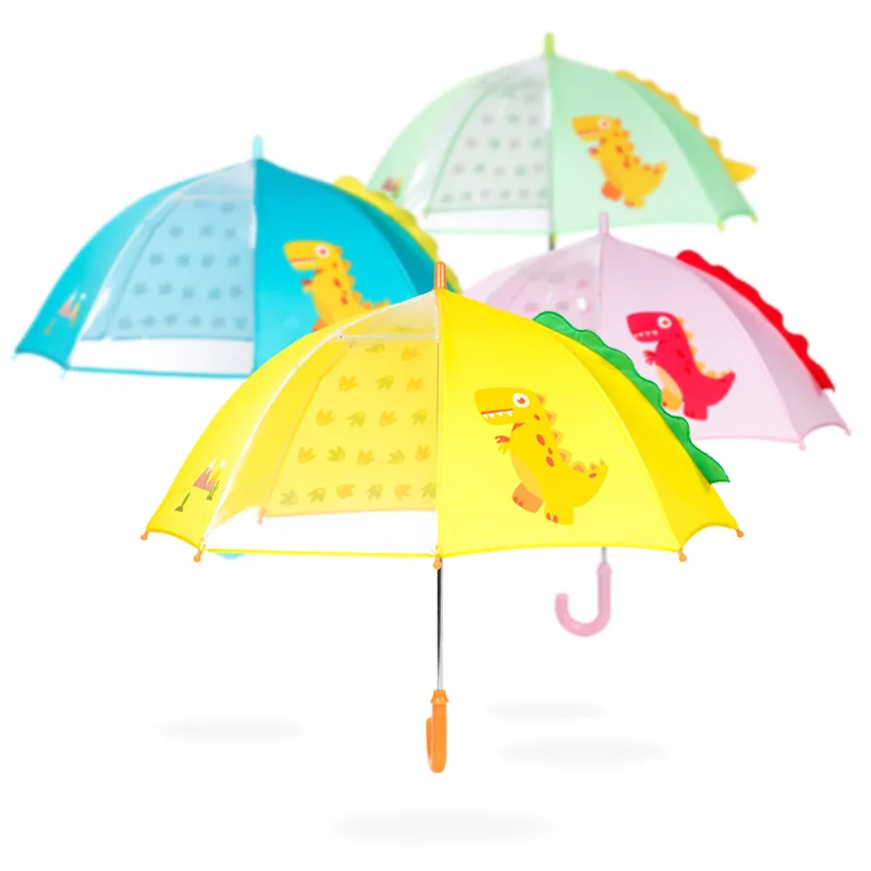 Зонт с динозавром для детей, Paraguas Guarda Chuva, зонтик Ombrello Parapluie Enfant Sombrilla Paraguas, Прозрачный детский зонт
