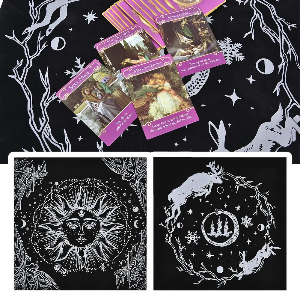 Таро скатерть высокого качества толстый гадания карточный стол ткань для магов