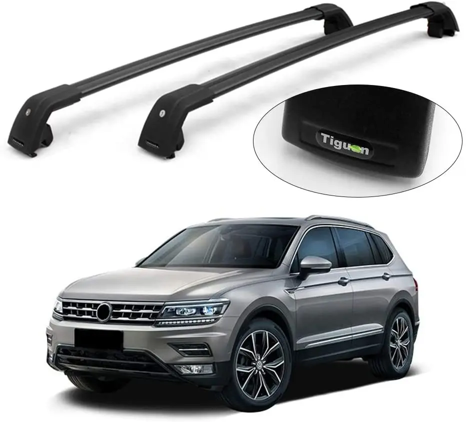 2 шт. регулируемые поперечные рейки на крыше для VW- Volkswagen- Tiguan 2017-2020 | Автомобили и