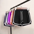 Женские спортивные шорты, летние, винтажные, на шнурке, с высокой талией, свободные, с карманами, в стиле Харадзюку, байкерские