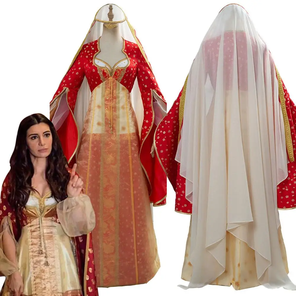

Movie Aladdin Daria Cosplay Costume Dress Halloween Carnival Costumes For Adult Women Custom Made