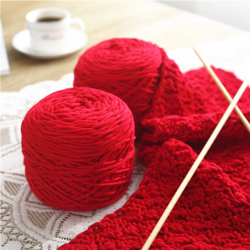 200 г 16 прядей Корея хлопок шерсть для ручного вязания пряжа крючком ручной вязки