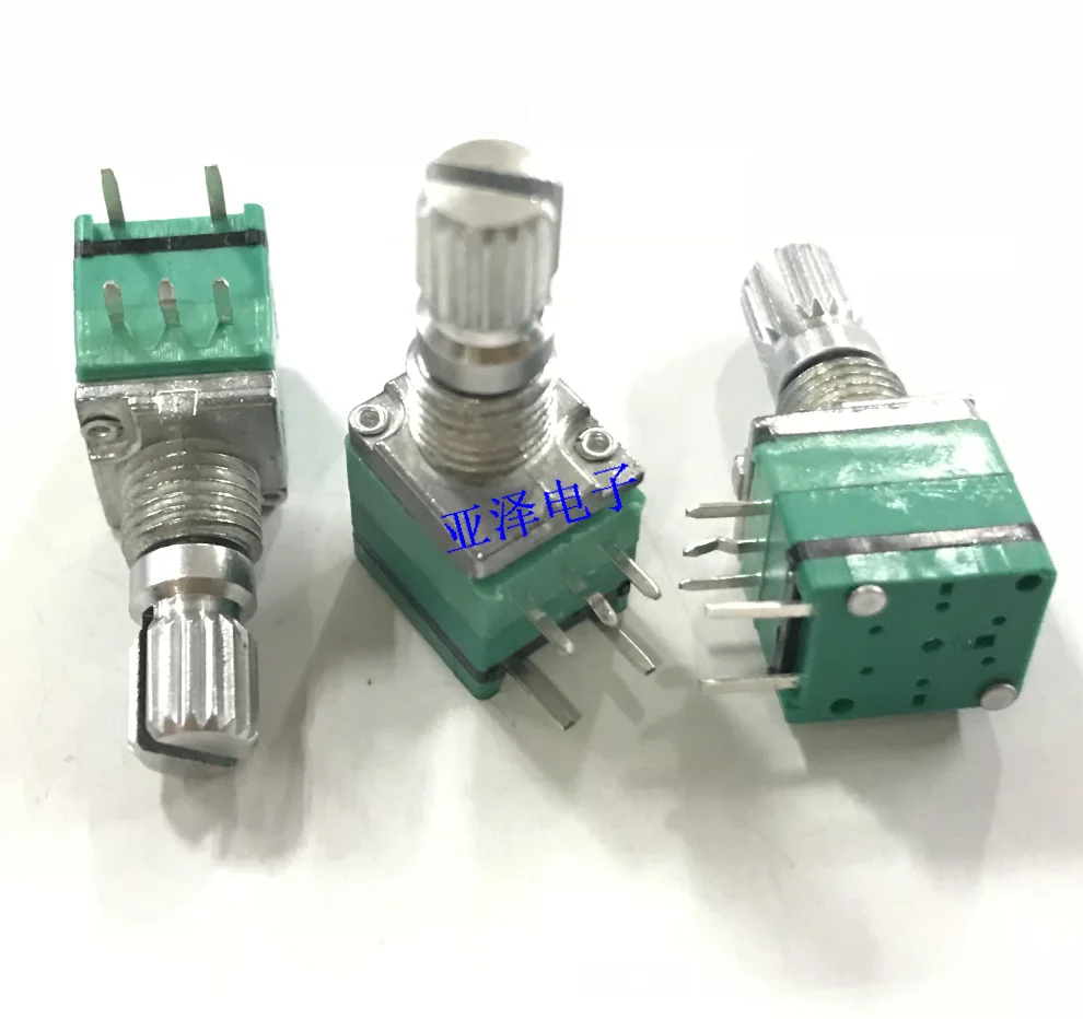 Прецизионный потенциометр типа 09 3 шт. 10 к одиночный с нажимным переключателем