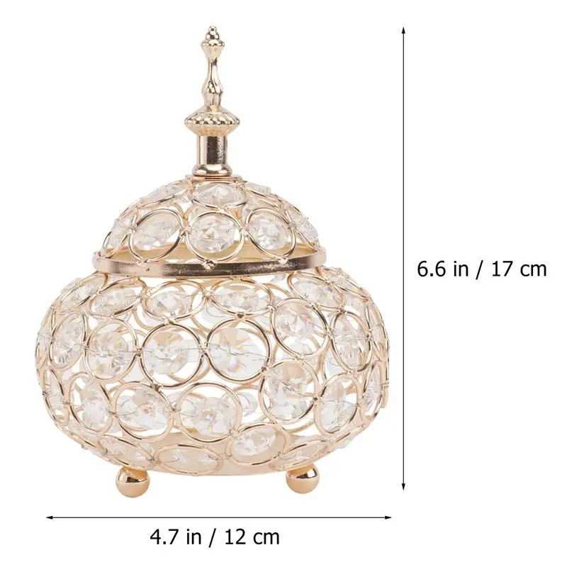 

European Style Candleholder Glass Candle Holder Household Candle Cup Home Decorative Ornament