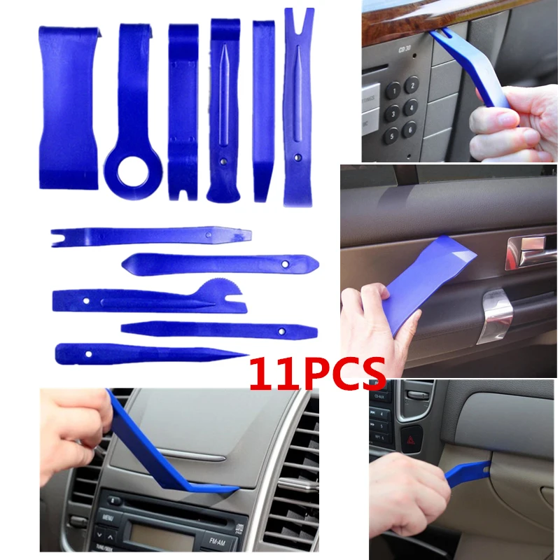 

11Pcs Auto Interior Radio Panel Repair Durable Door Clip Window install Repair Set Trim Removal Tool Car Removal Kits Parts