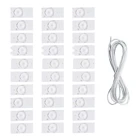 Набор светильников 2 Вт, 6 в, легкая установка, набор жестяных ламп, светодиодных лент для телевизора, набор инструментов для ремонта, универсальные лампы, бусины с обратным клеем