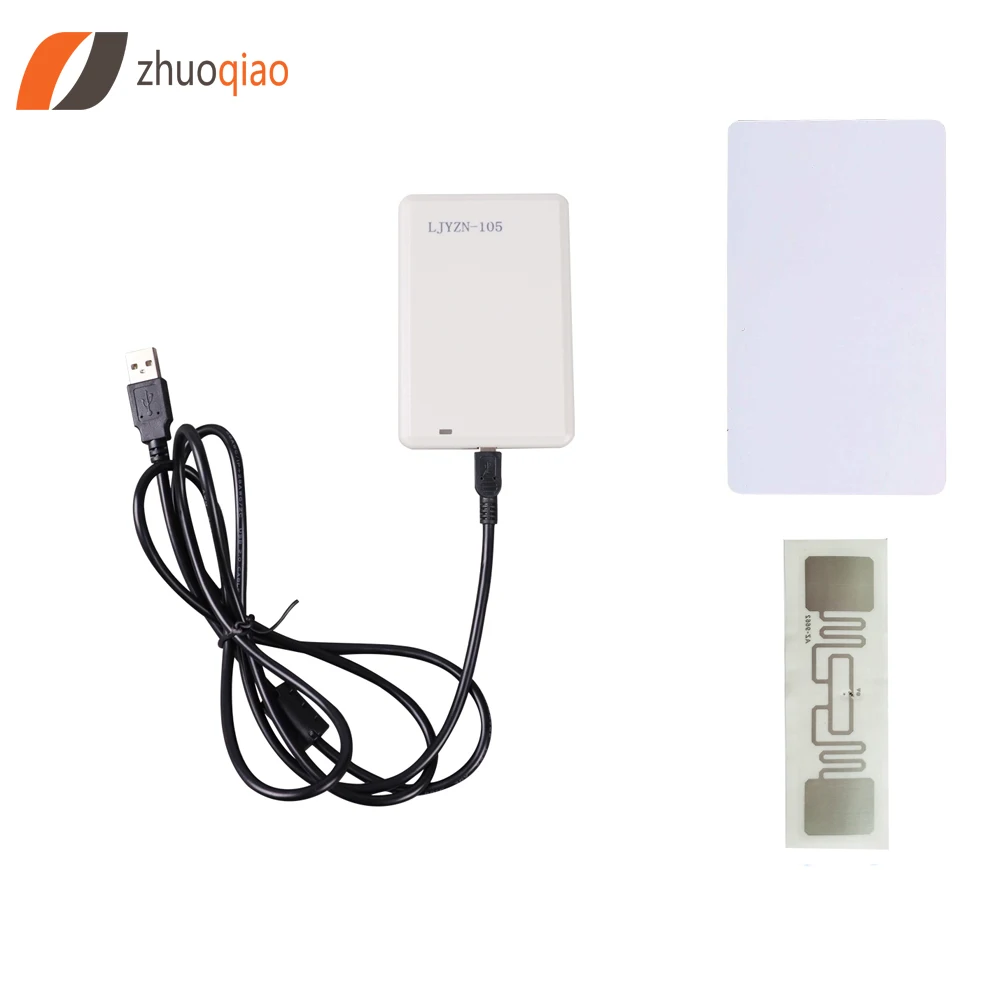NJZQ 860Mhz~960Mhz Desktop Usb Uhf Rfid Copier Reader and Writer with FREE Complete English SDK Card Programmer and User Manual