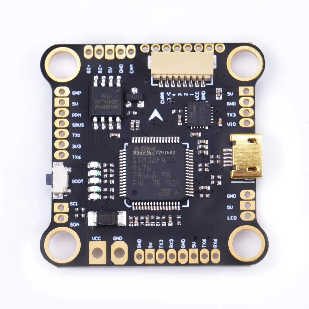 Only F405 FC Контроллер полета Mamba F405 и 3-6s 35A 4 в 1 ESC BLHeli32 и 2-6s 40A/55A 4 в 1 ESC BLHeli_S бесщеточный ESC поддержка Dshot - Цвет: Only F405 FC