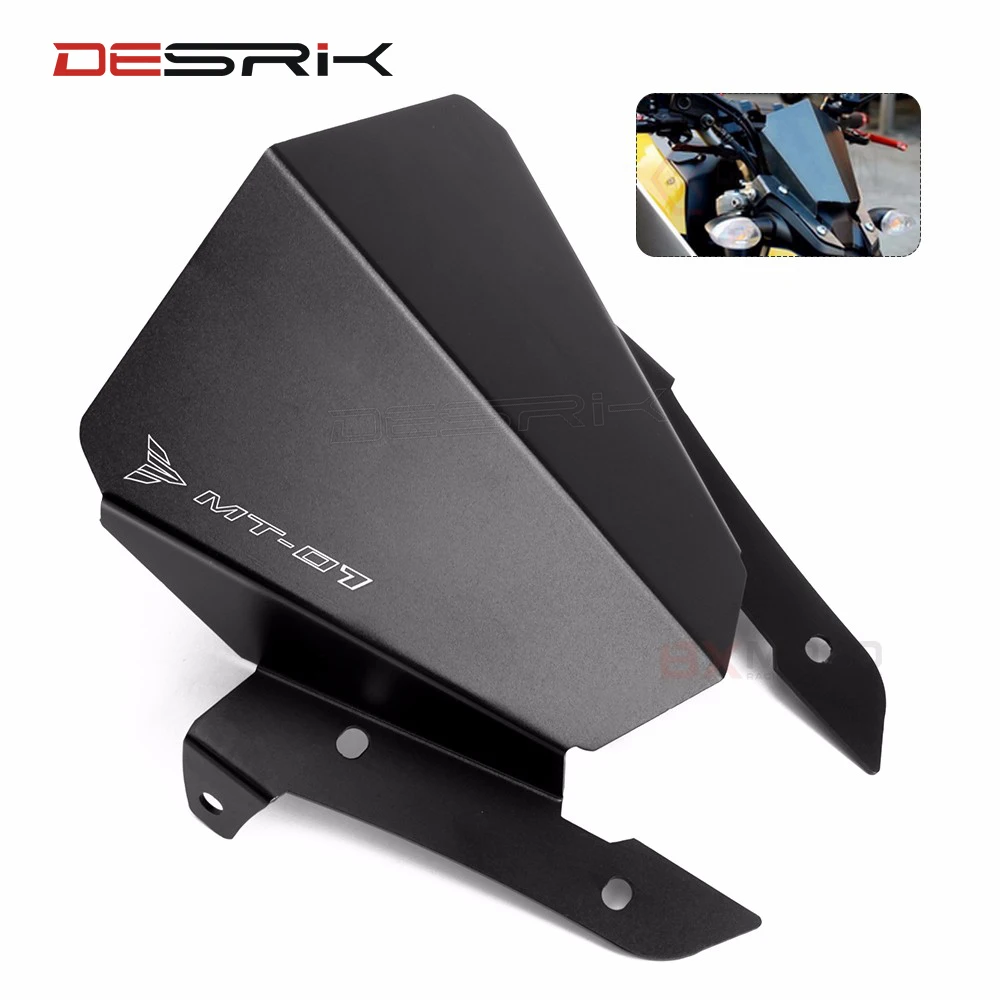 Алюминиевое ветровое стекло для мотоцикла Yamaha MT07 MT 07 2013 2014 2015 2016 2017 защита от